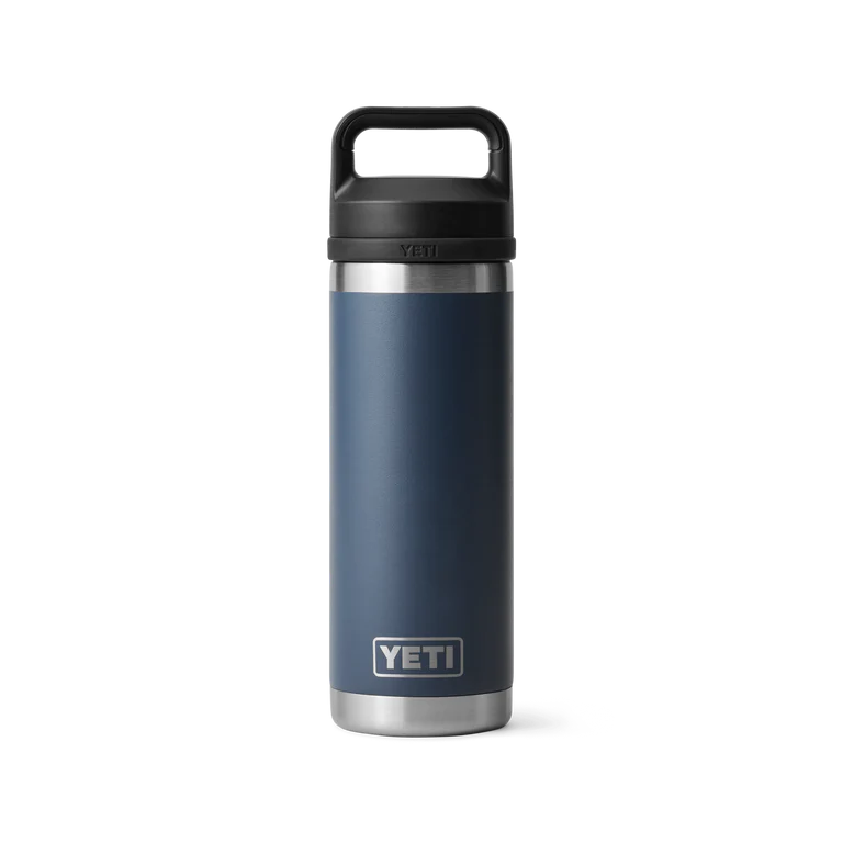 YETI Rambler 18oz Bottle Navy w/ Chug Cap