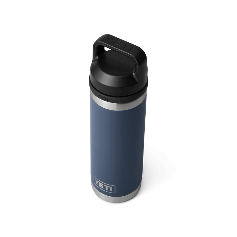 YETI Rambler 18oz Bottle Navy w/ Chug Cap