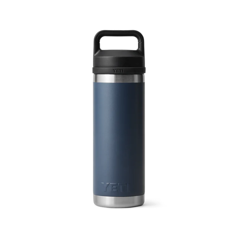 YETI Rambler 18oz Bottle Navy w/ Chug Cap