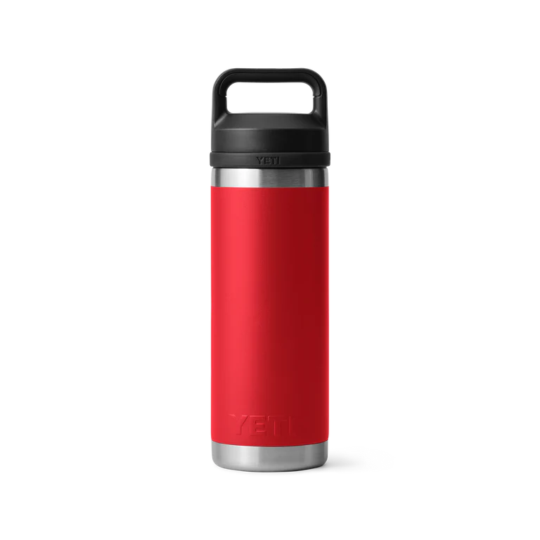 YETI Rambler 18oz Bottle Rescue Red w/ Chug Cap