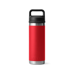 YETI Rambler 18oz Bottle Rescue Red w/ Chug Cap