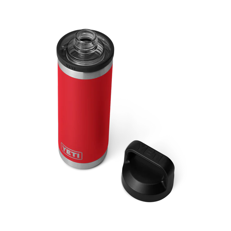 YETI Rambler 18oz Bottle Rescue Red w/ Chug Cap