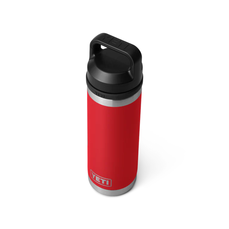 YETI Rambler 18oz Bottle Rescue Red w/ Chug Cap