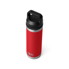 YETI Rambler 18oz Bottle Rescue Red w/ Chug Cap