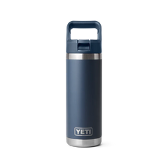 YETI Rambler 18oz Straw Bottle Navy