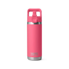 YETI Rambler 18oz Straw Bottle Tropical Pink