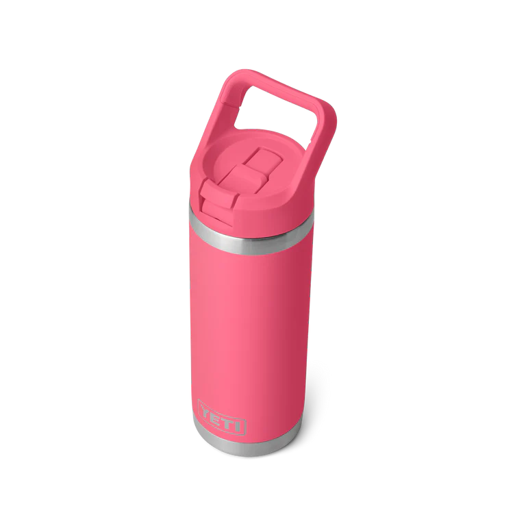 YETI Rambler 18oz Straw Bottle Tropical Pink