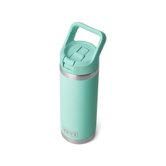 YETI Rambler 18oz Straw Bottle Seafoam