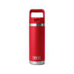 YETI Rambler 18oz Straw Bottle Rescue Red