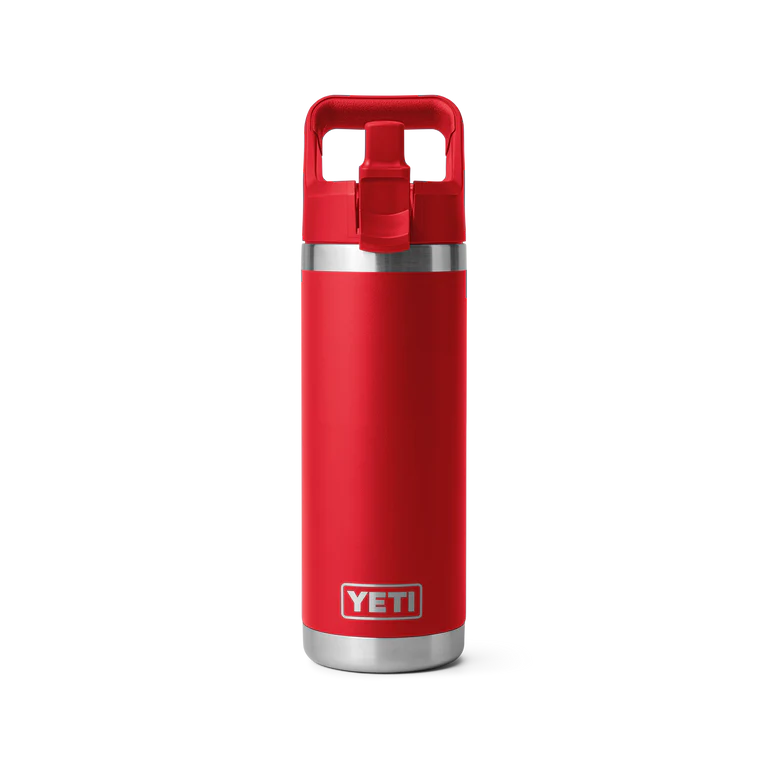 YETI Rambler 18oz Straw Bottle Rescue Red