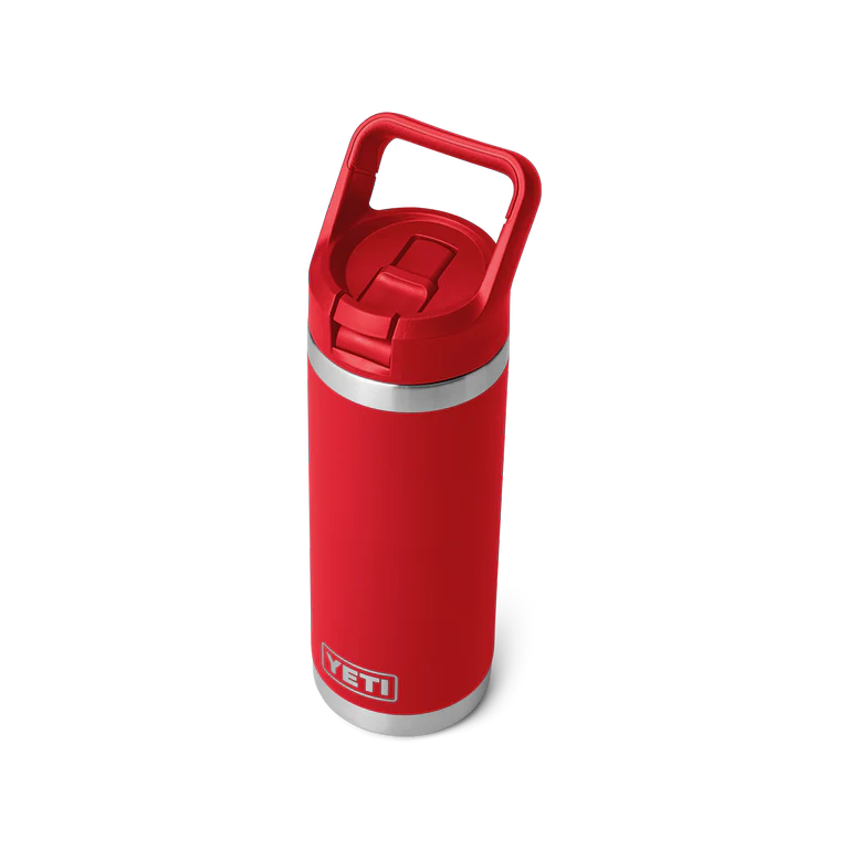 YETI Rambler 18oz Straw Bottle Rescue Red