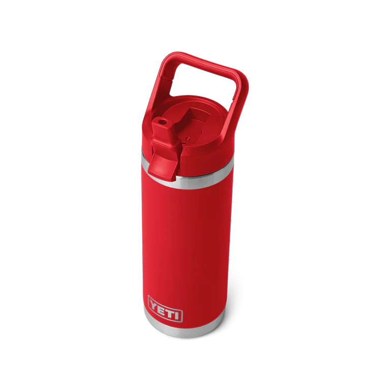 YETI Rambler 18oz Straw Bottle Rescue Red