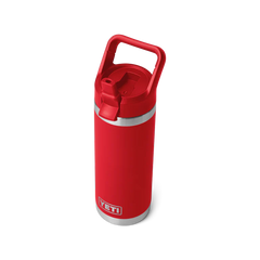 YETI Rambler 18oz Straw Bottle Rescue Red