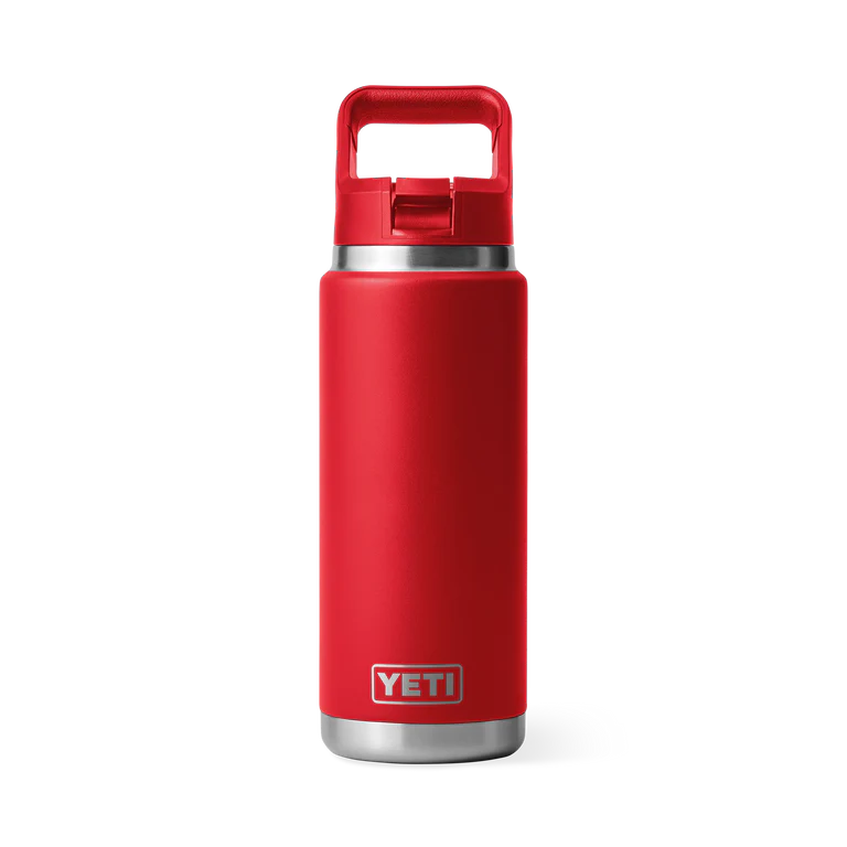 YETI Rambler 26 oz C Straw Bottle Rescue Red