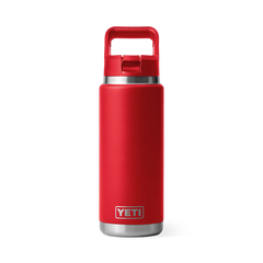 YETI Rambler 26 oz C Straw Bottle Rescue Red