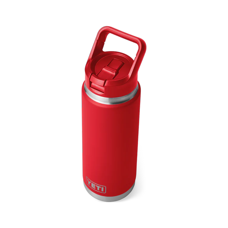 YETI Rambler 26 oz C Straw Bottle Rescue Red