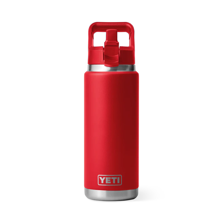 YETI Rambler 26 oz C Straw Bottle Rescue Red