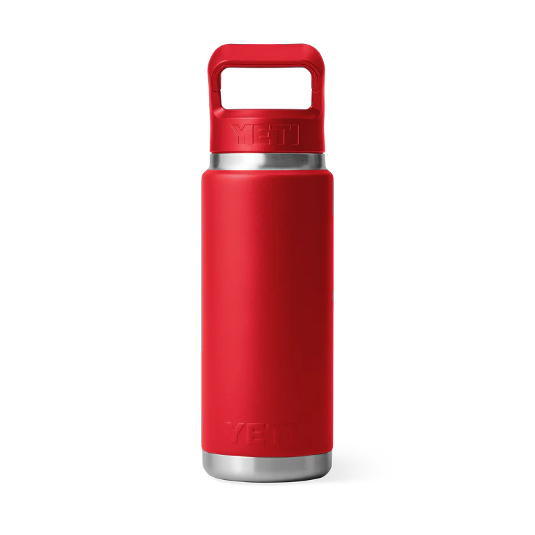 YETI Rambler 26 oz C Straw Bottle Rescue Red