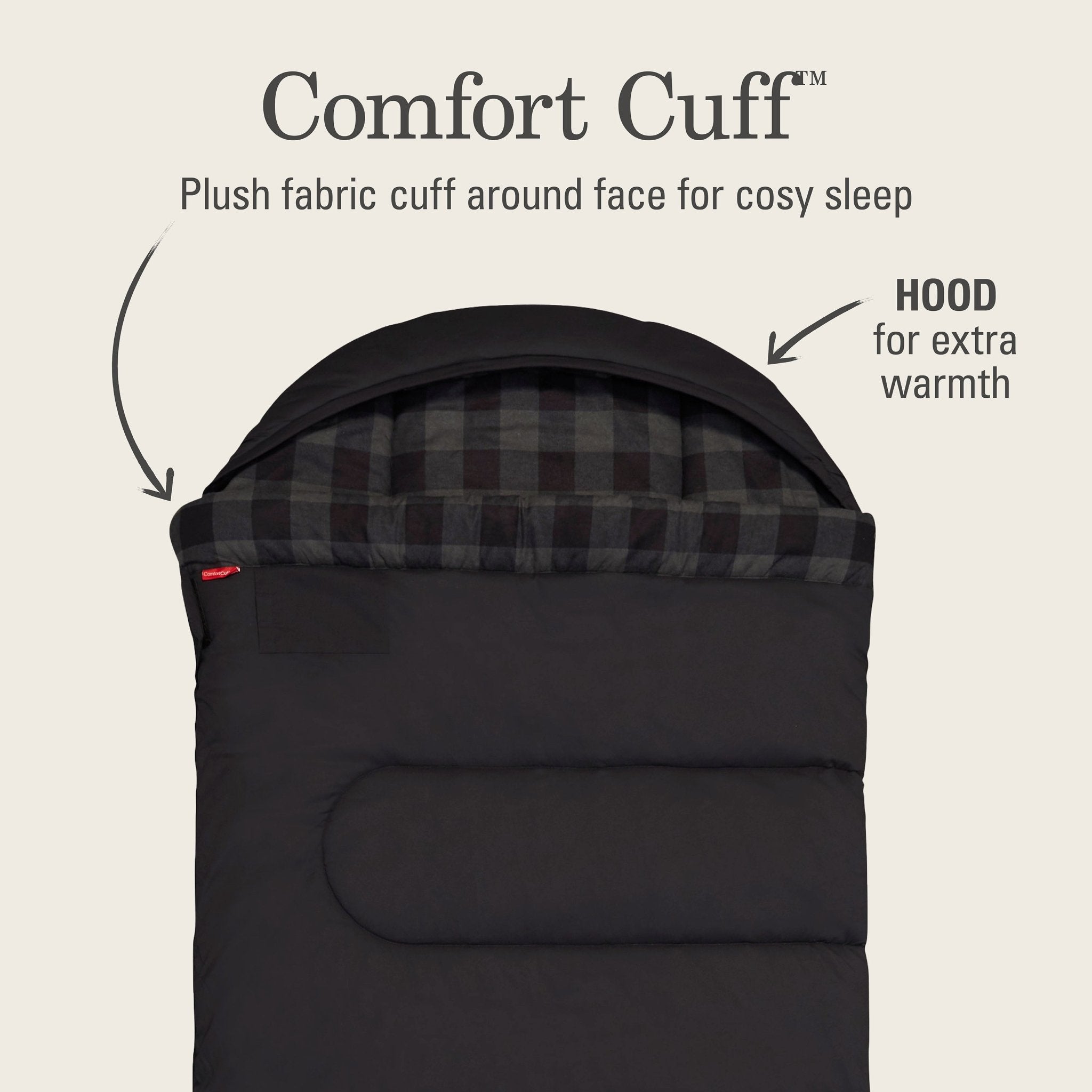 Coleman Pilbara C-7 Hooded Sleeping Bag, -7°C Rated