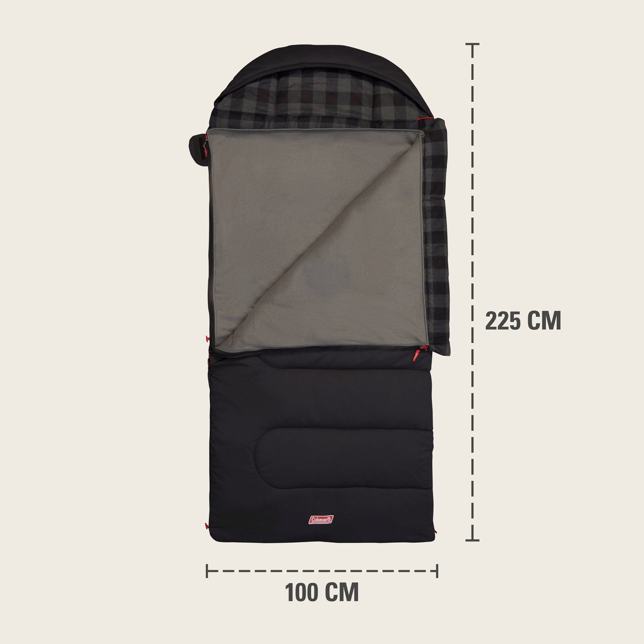 Coleman Pilbara C-7 Hooded Sleeping Bag, -7°C Rated