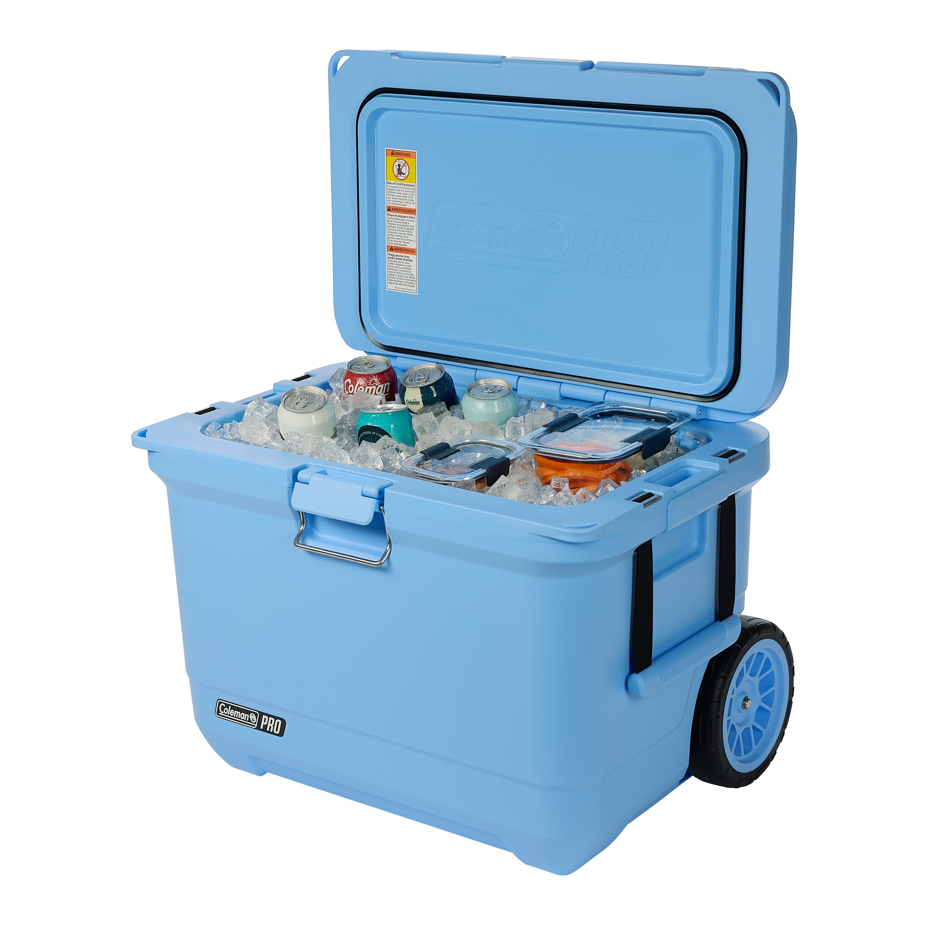 Coleman Cooler Pro 52L Wheeled - Blue Sky