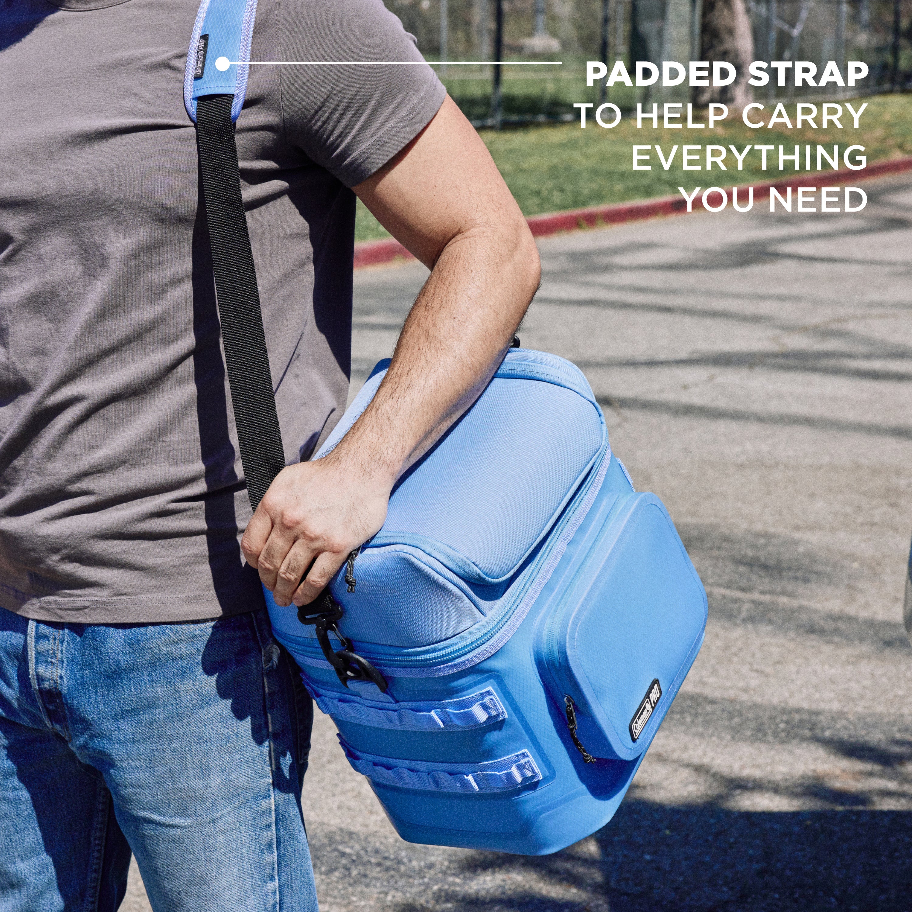 COLEMAN COOLER PRO 24 CAN SOFT COOLER - Blue Sky