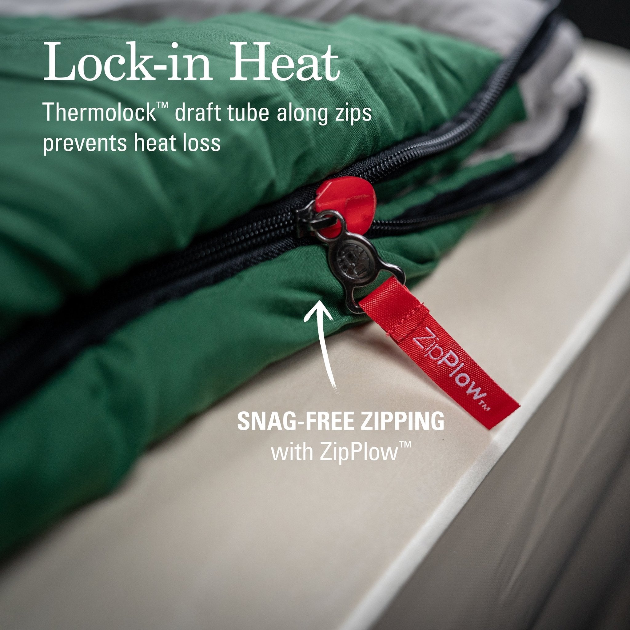 Coleman Mudgee C-3 Warm Hooded Double Sleeping Bag, -3°C Rated