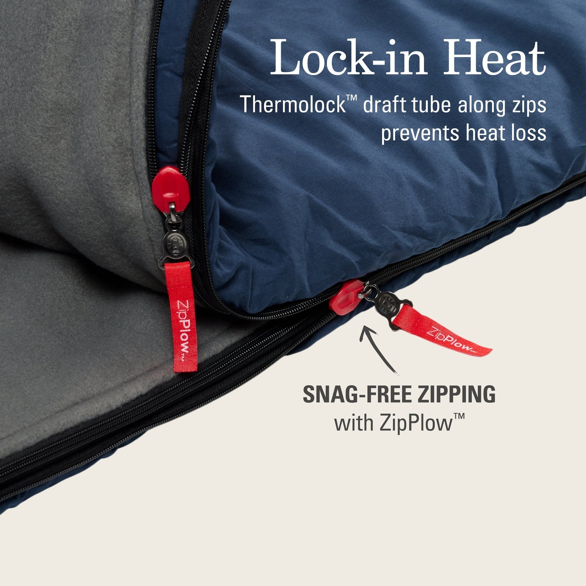 Coleman Pilbara -5C Tall Warm Blue Sleeping Bag, -5°C Rated