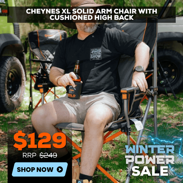 Wildtrak Cheynes XL Solid Arm Chair with Cushioned High Back