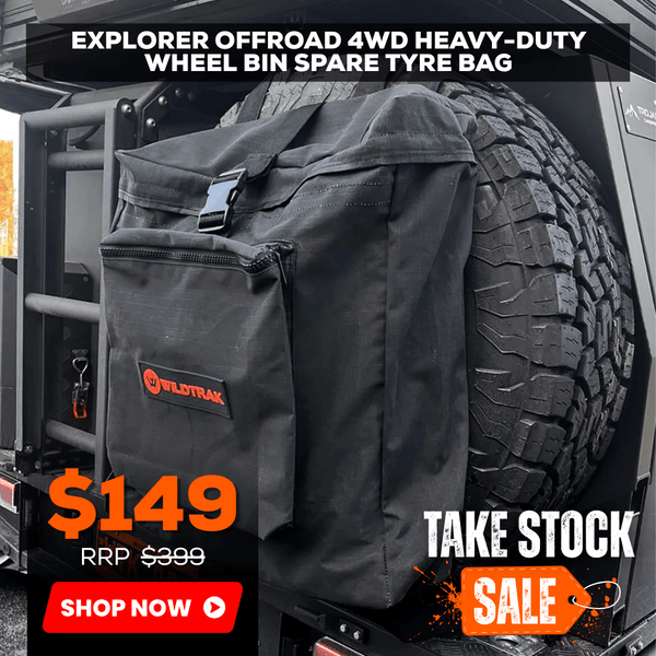 Wildtrak Explorer Offroad 4WD Heavy-duty Wheel Bin Spare Tyre Bag