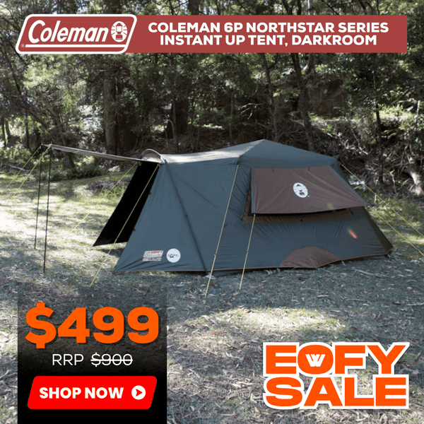 Coleman 6P Northstar Series Instant Up Tent, Darkroom, Weathertec