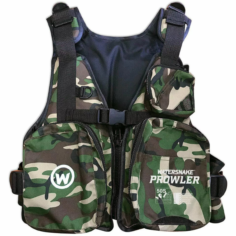 Jarvis Walker Prowler Kayak PFD Vest Level 50s Adult Large 60-70kg