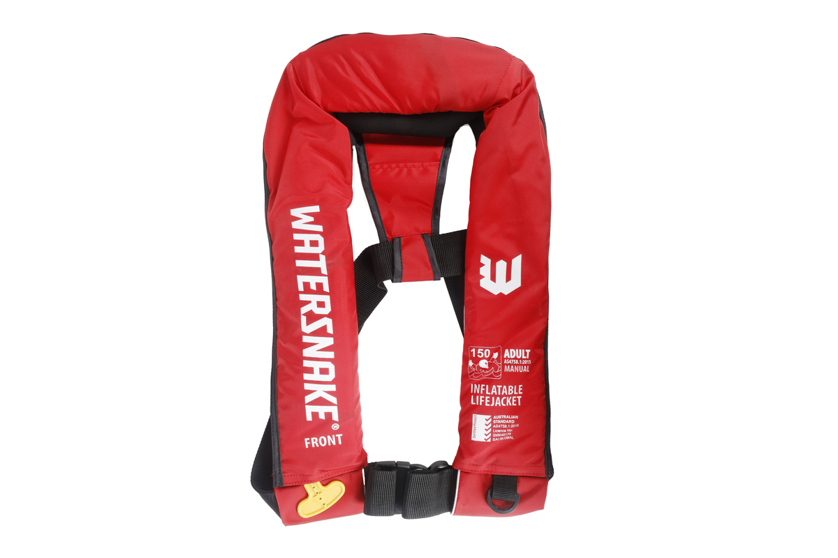 Jarvis Walker PFD Jacket Manual Inflate Level 150 Red