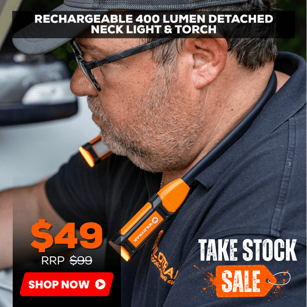 Wildtrak Rechargeable 400 Lumen Detached Neck Light & Torch