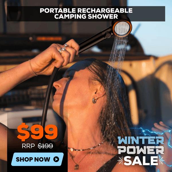 Wildtrak Portable Rechargeable Camping Shower