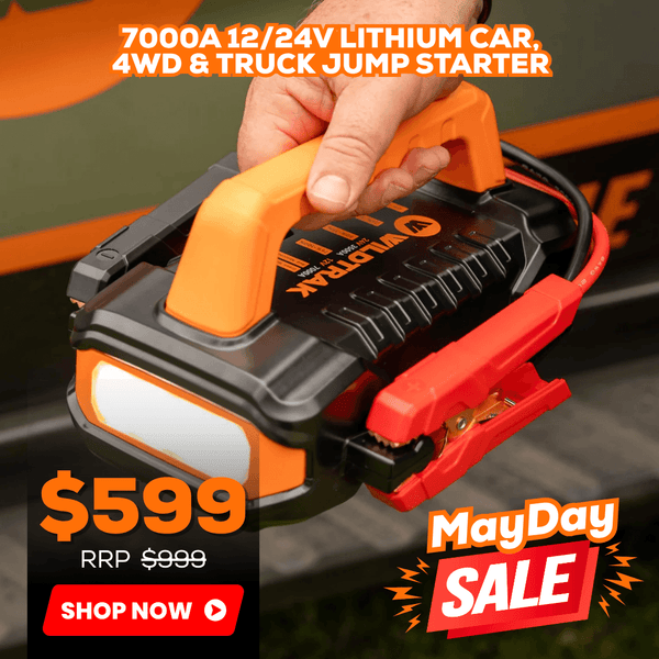 7000A 12//24V Lithium Car, 4WD & Truck Jumpstarter