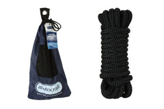 DOCKING ROPE BLACK 4.5MX10MM DOUBLE BRAIDED