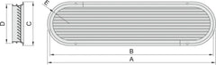 VETUS Louvered air suction vent type ASV 25 ASV025A