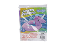 AirTime™ Inflatable Pink Unicorn Split Swim Ring 51cm - Ages 3+