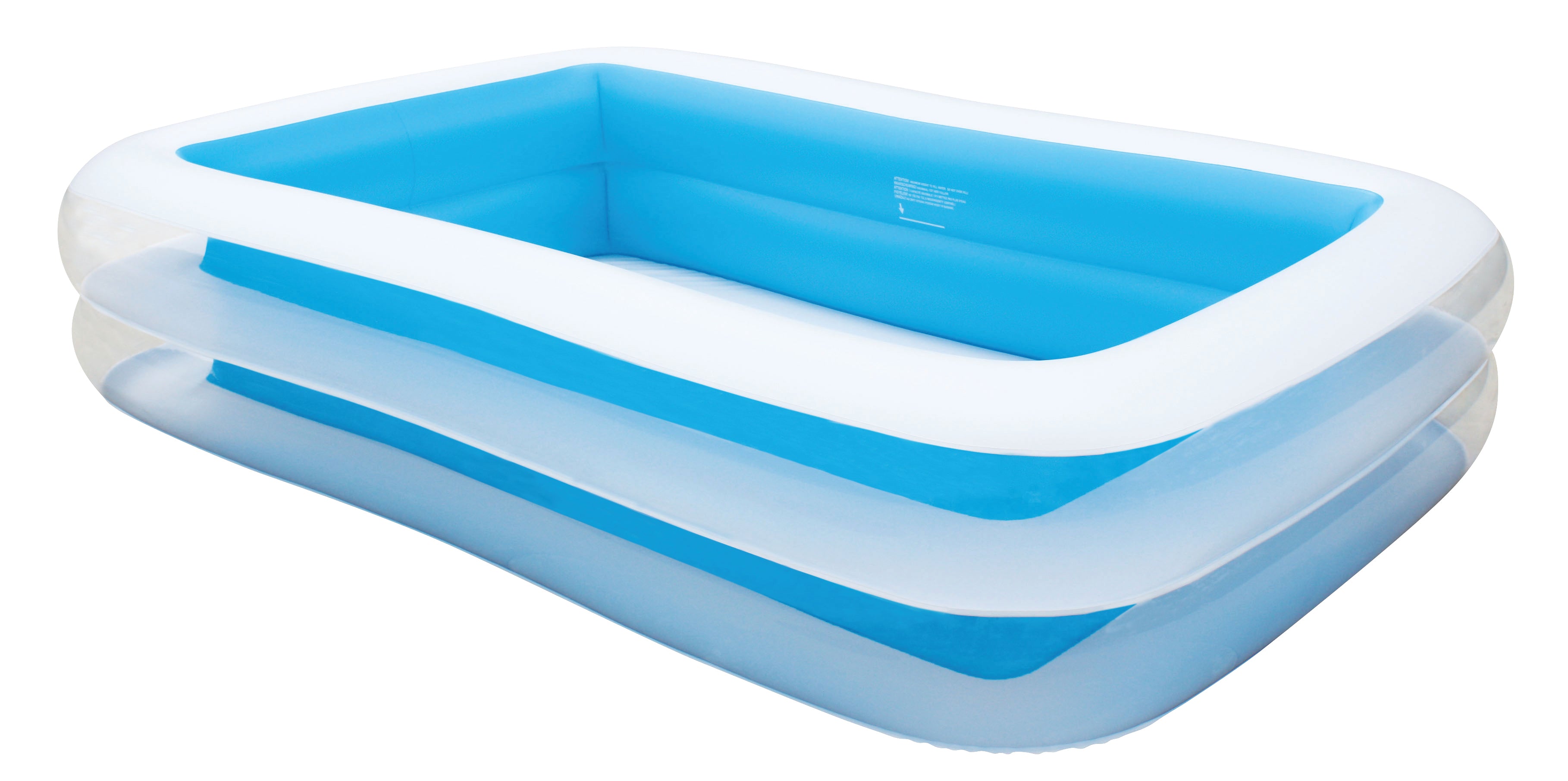 FAMILY POOL LARGE RECTANGULAR BLUE 262 X 172 X 50CM