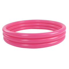 AirTime™ Inflatable 3 Ring Pink Kiddies Pool 152x30cm - Age 2-6yrs