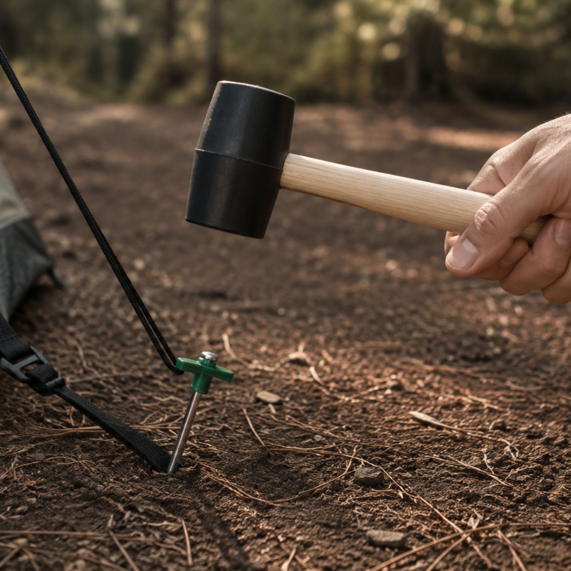 Wildtrak 8 Piece Tent Essential Kit with Drawstring Bag