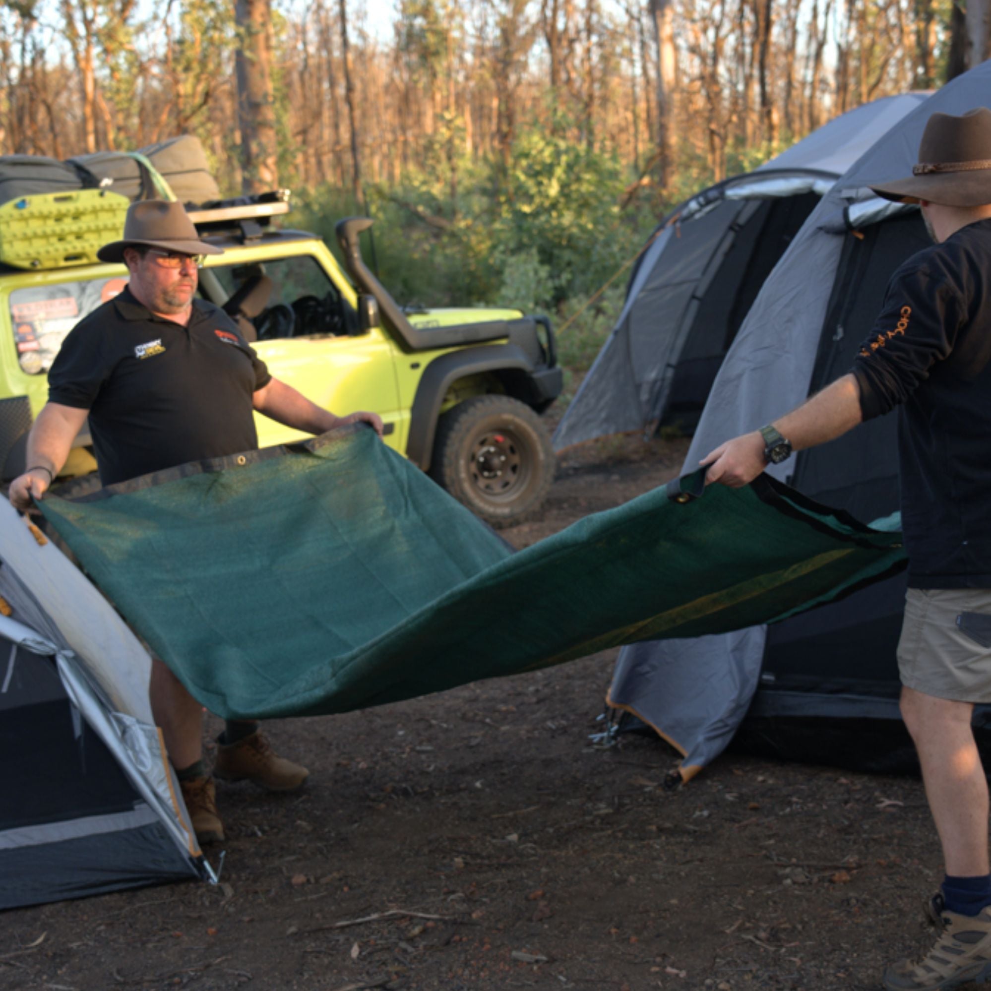Wildtrak 3x3m Ultramesh Multipurpose Ground Protection Cover with Eyelets