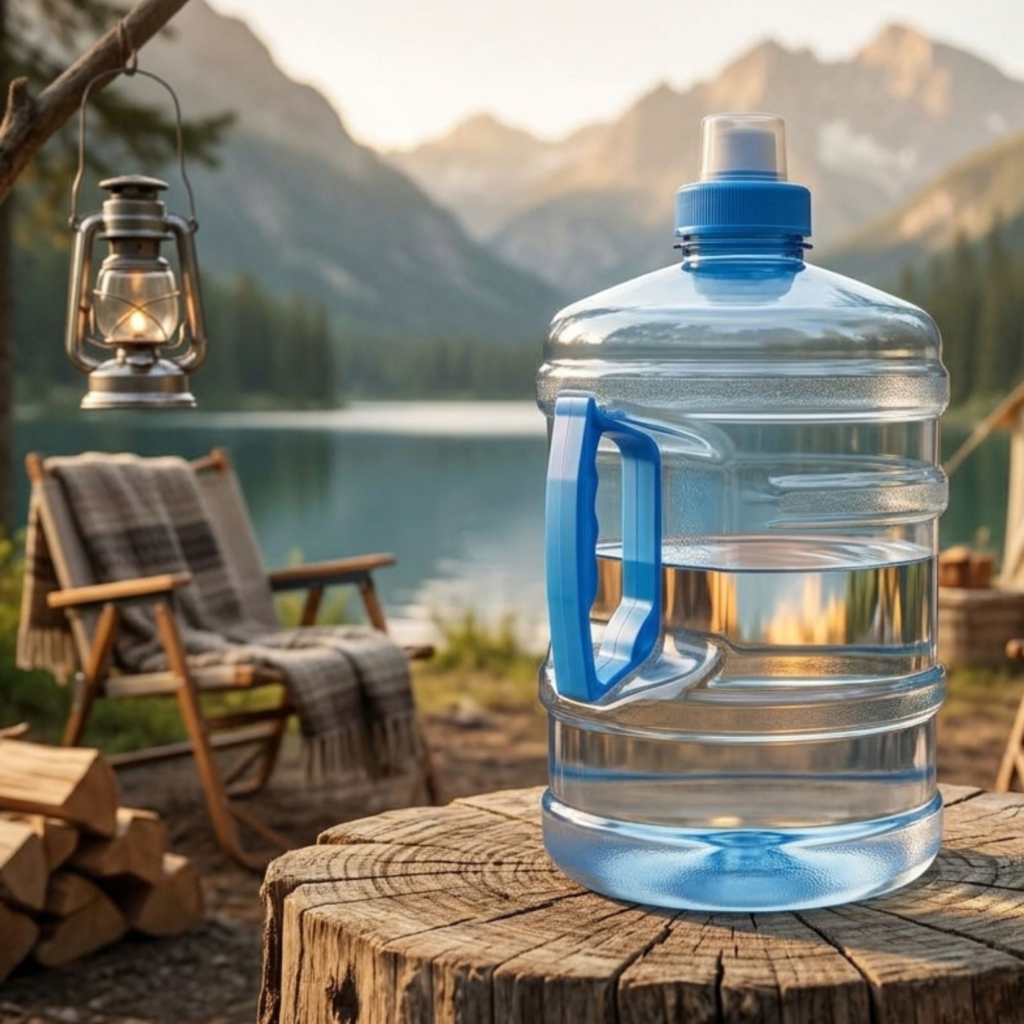 Wildtrak 2L Extra Large Pop top Hydration Water Bottle with Easy Grip Handle