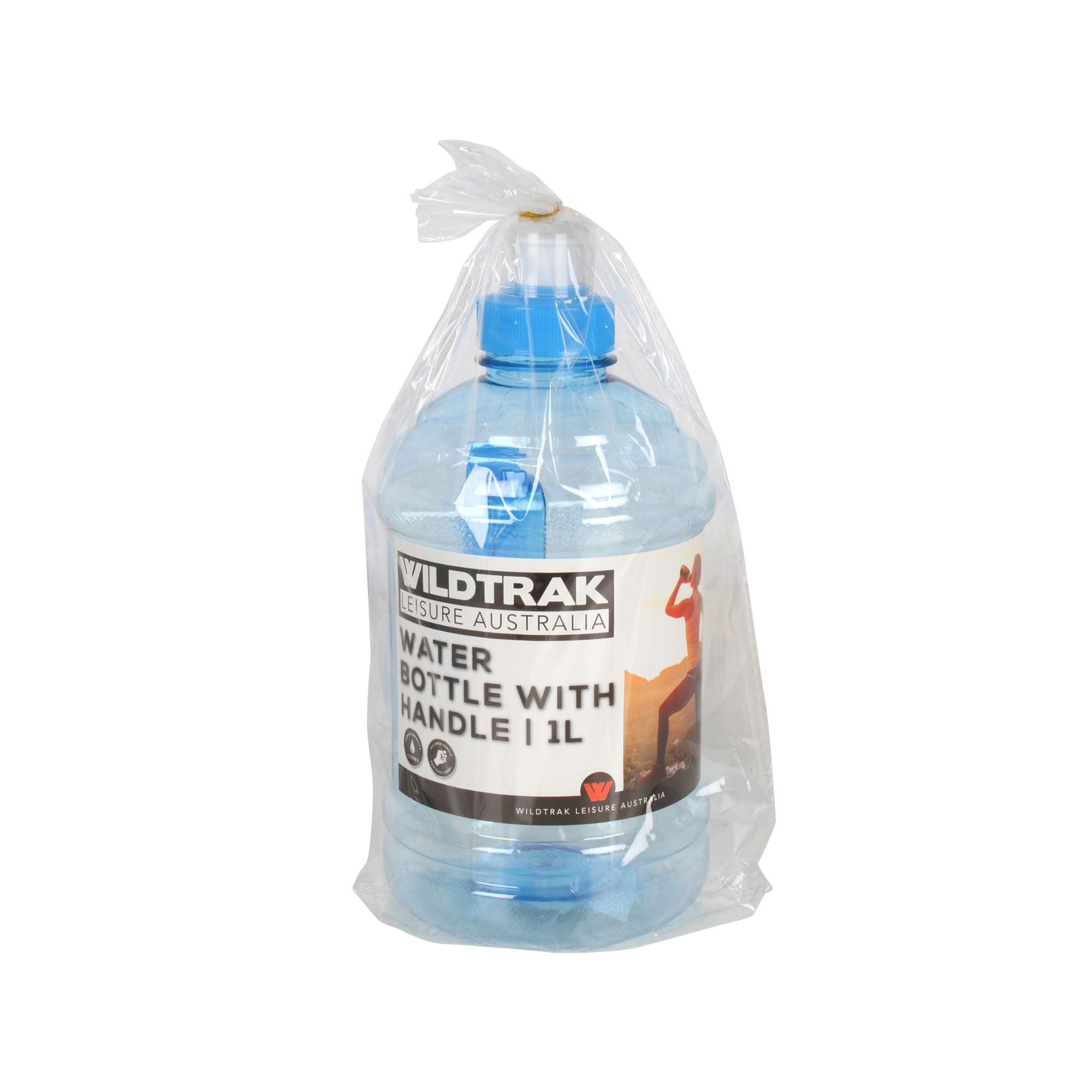 Wildtrak 1L Pop top Hydration Water Bottle with Easy Grip Handle