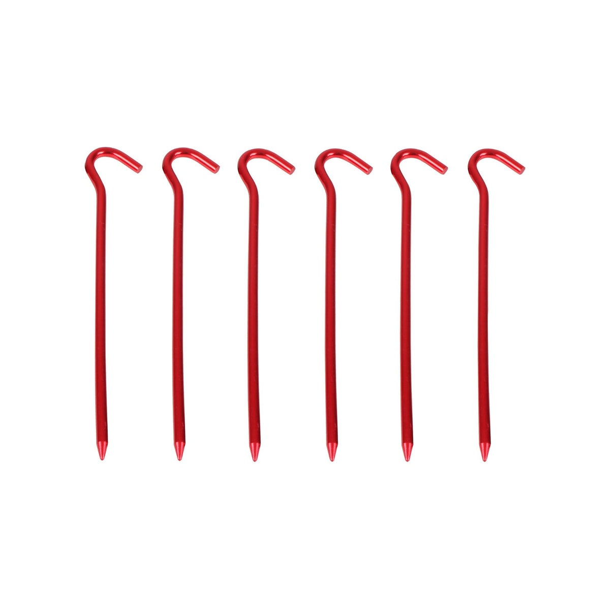 Wildtrak 6 Pack Aluminium Alloy Tent Pegs 18cm