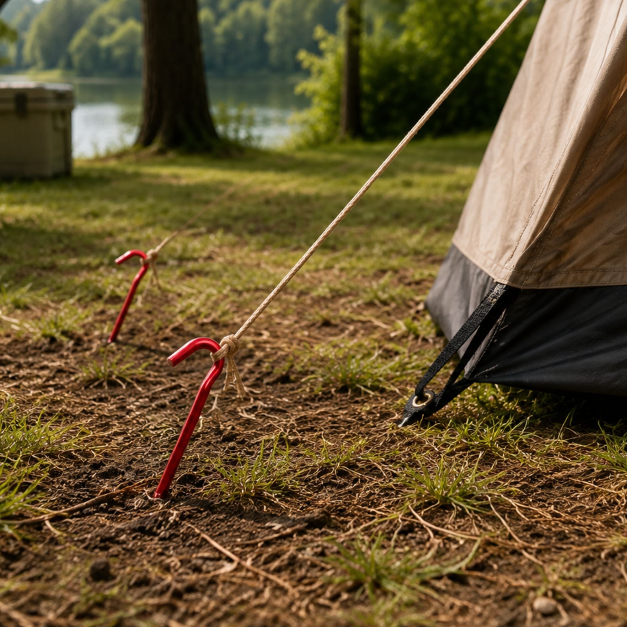 Wildtrak 6 Pack Aluminium Alloy Tent Pegs 18cm