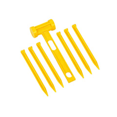 Wildtrak 7pc Plastic Pegs and Mallet Set