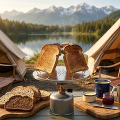 Wildtrak Folding Stainless Steel 4 Slice Toaster