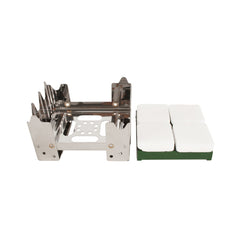 Wildtrak Folding Camp Stove with Fuel Tablets 12x9x3cm